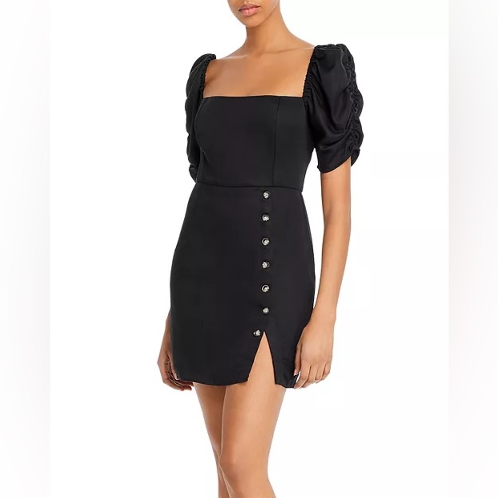Lani the Label Puff-Sleeve Mini Dress XS